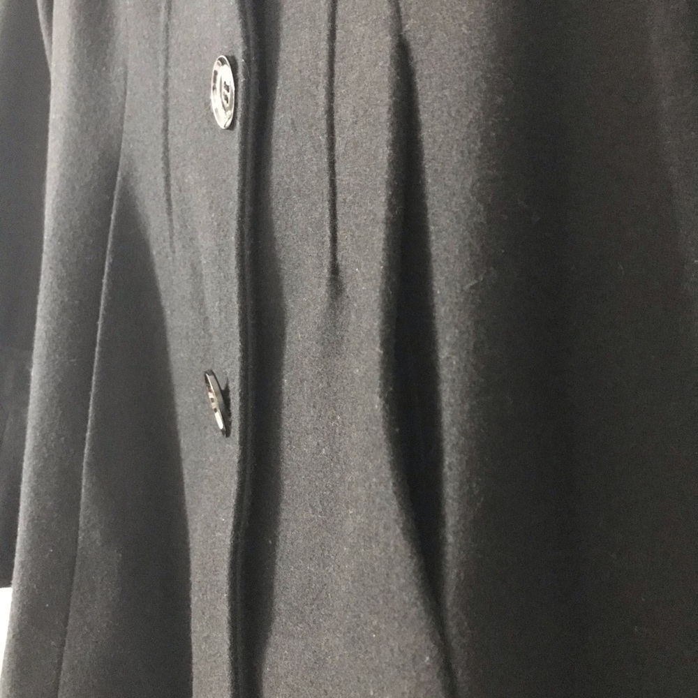 Express Wool Coat With Leopard Print Interior (Xs) - image 7